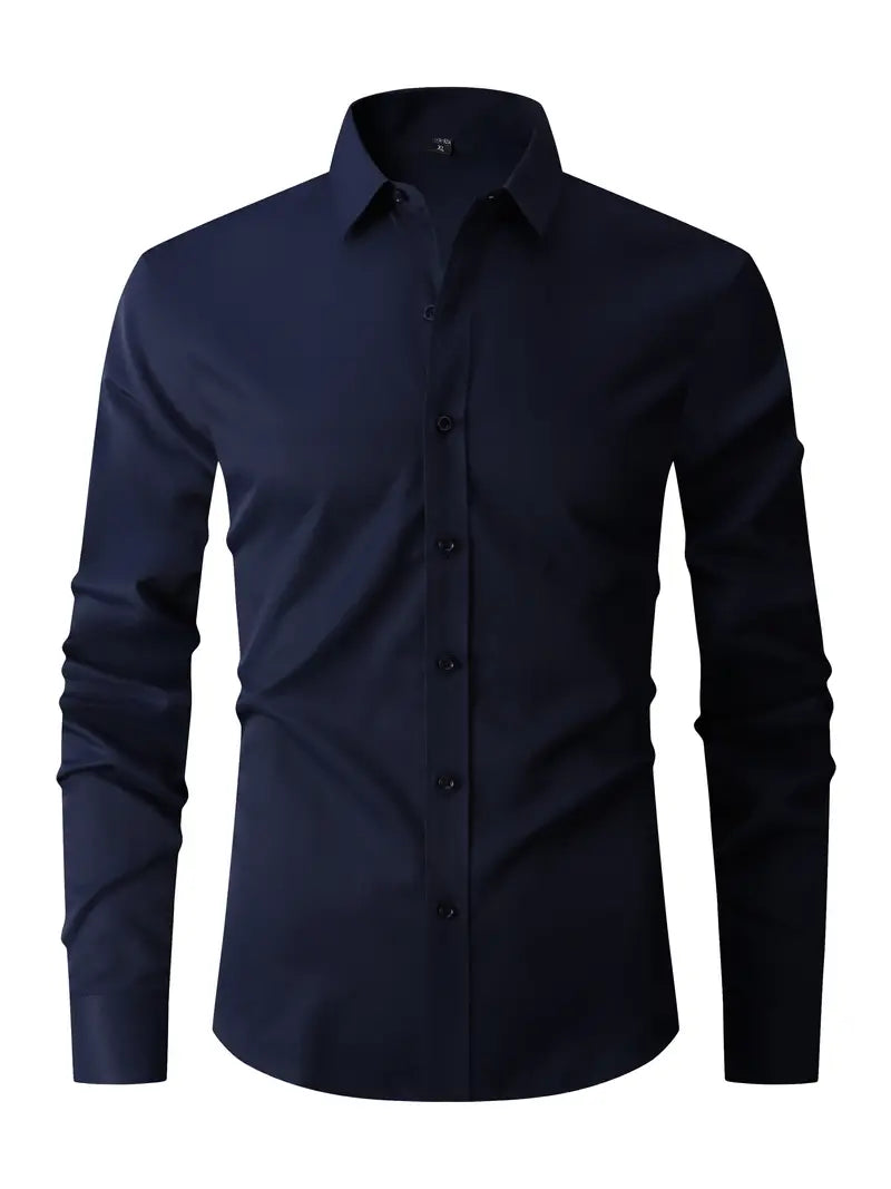 Casual and Semi-Formal Long Sleeve Shirt for Men 5