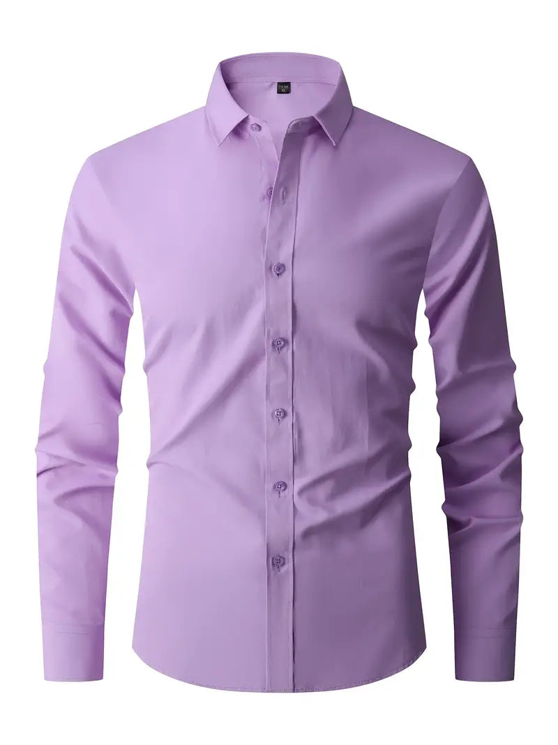 Casual and Semi-Formal Long Sleeve Shirt for Men 7
