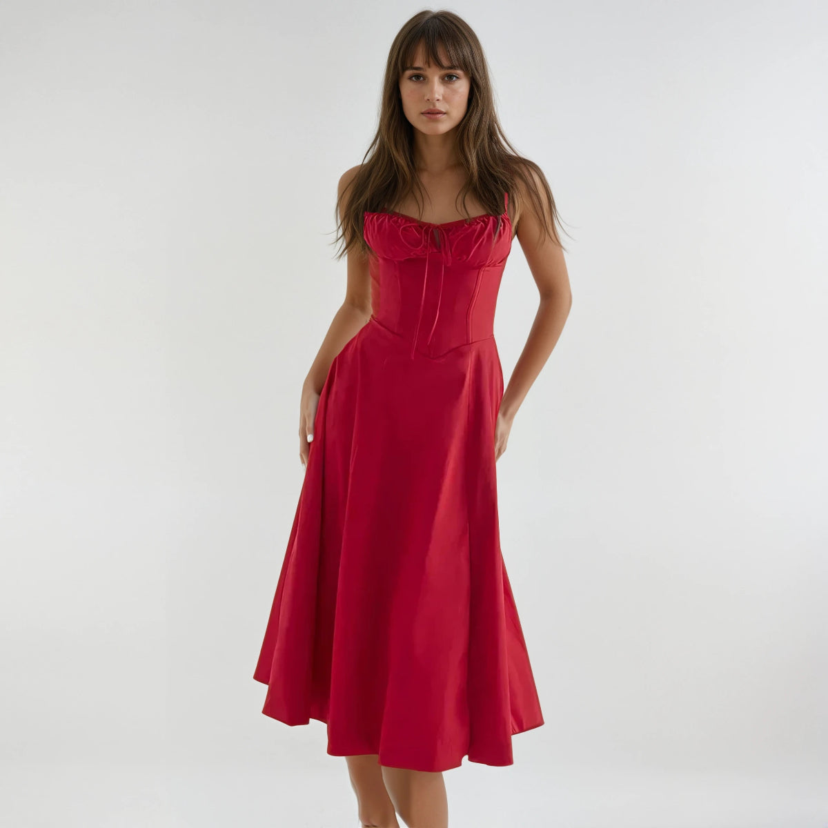 Catherine Corset Midi Dress 9