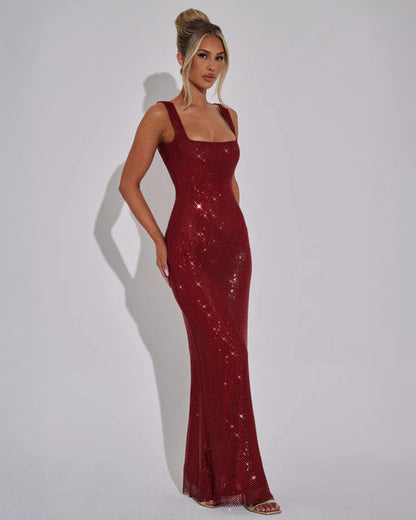 Celeste Embellished Formal Evening Maxi Dress 3