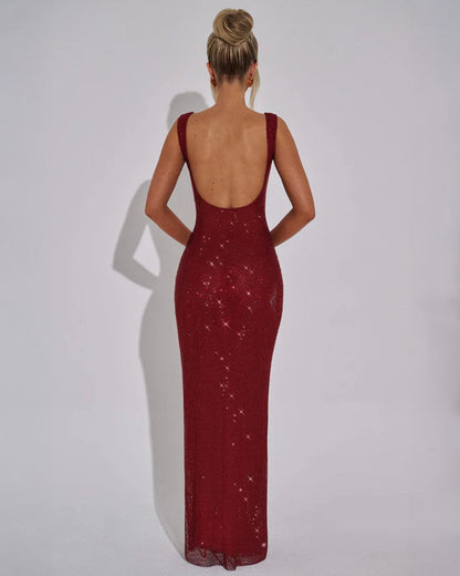 Celeste Embellished Formal Evening Maxi Dress 4