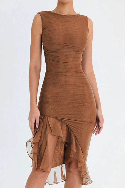 Charlotte Short Sleeve Midi Dress 9
