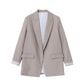 Charmchant Oversized Blazer – Chic Linen Layering Piece 6