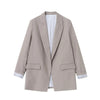 Charmchant Oversized Blazer – Chic Linen Layering Piece 6