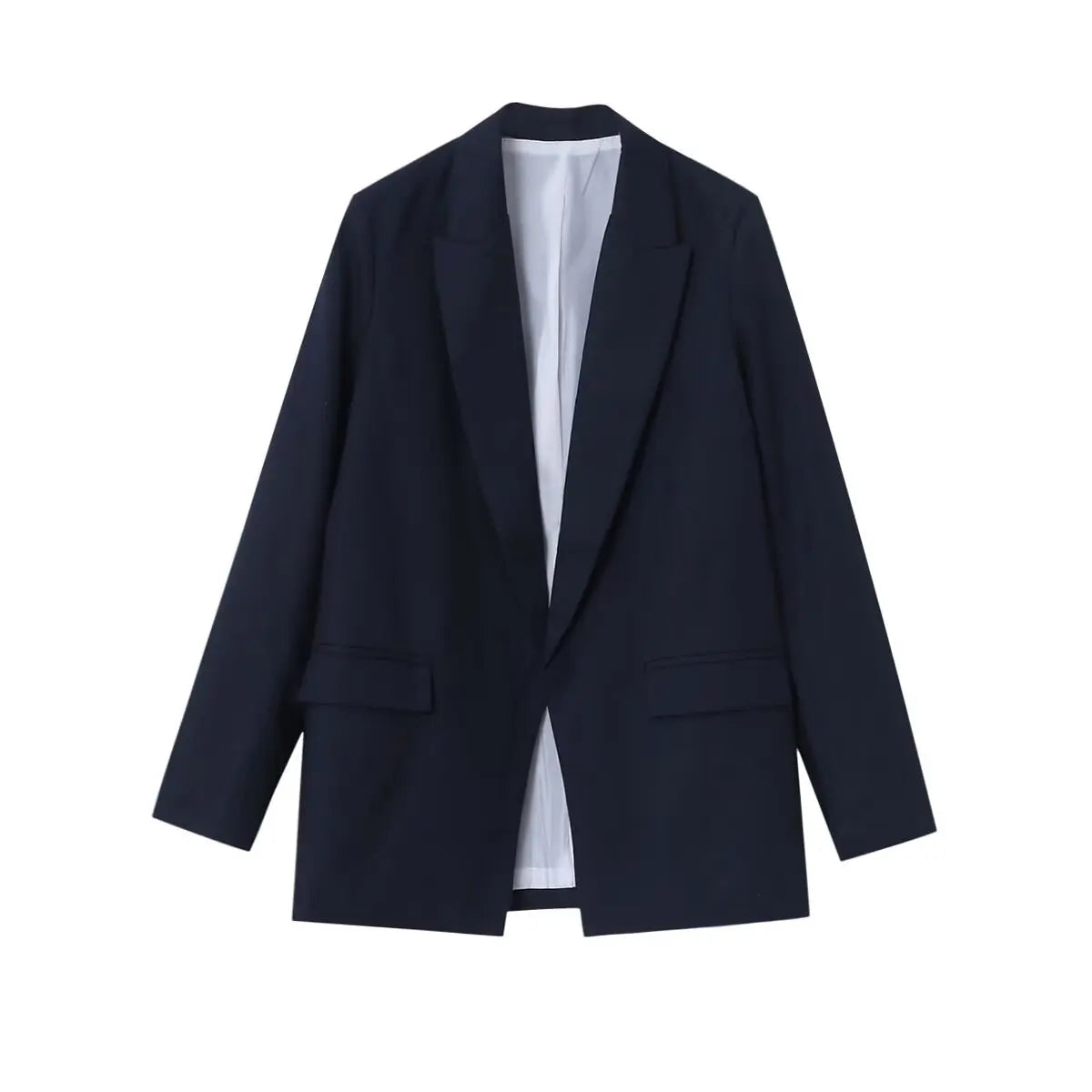 Charmchant Oversized Blazer – Chic Linen Layering Piece 9
