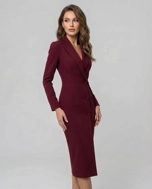 Chic Blazer Dress – Tailored Minimalist Style for Versatile Occasions 1