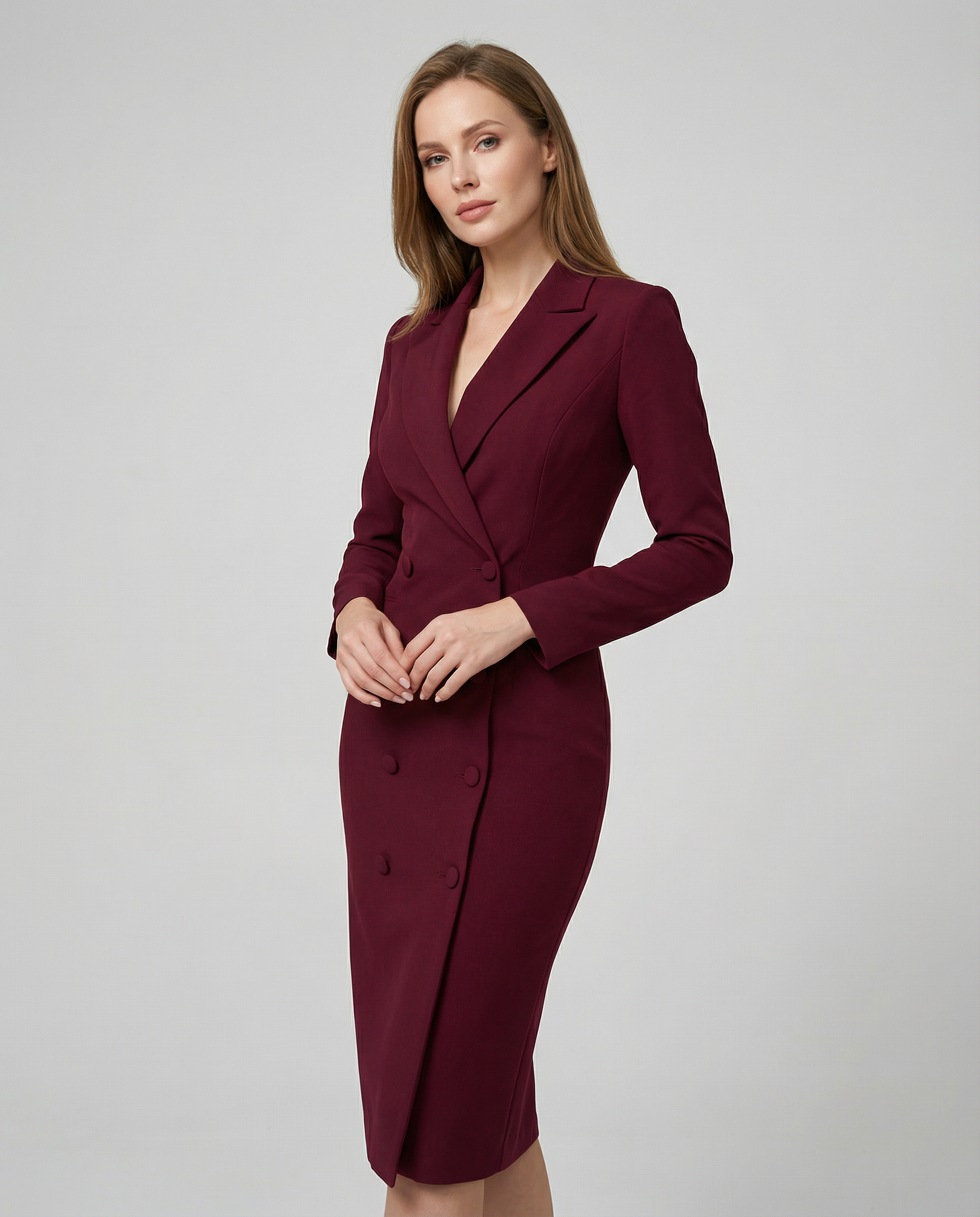 Chic Blazer Dress – Tailored Minimalist Style for Versatile Occasions 2