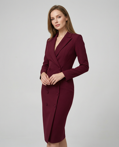Chic Blazer Dress – Tailored Minimalist Style for Versatile Occasions 2