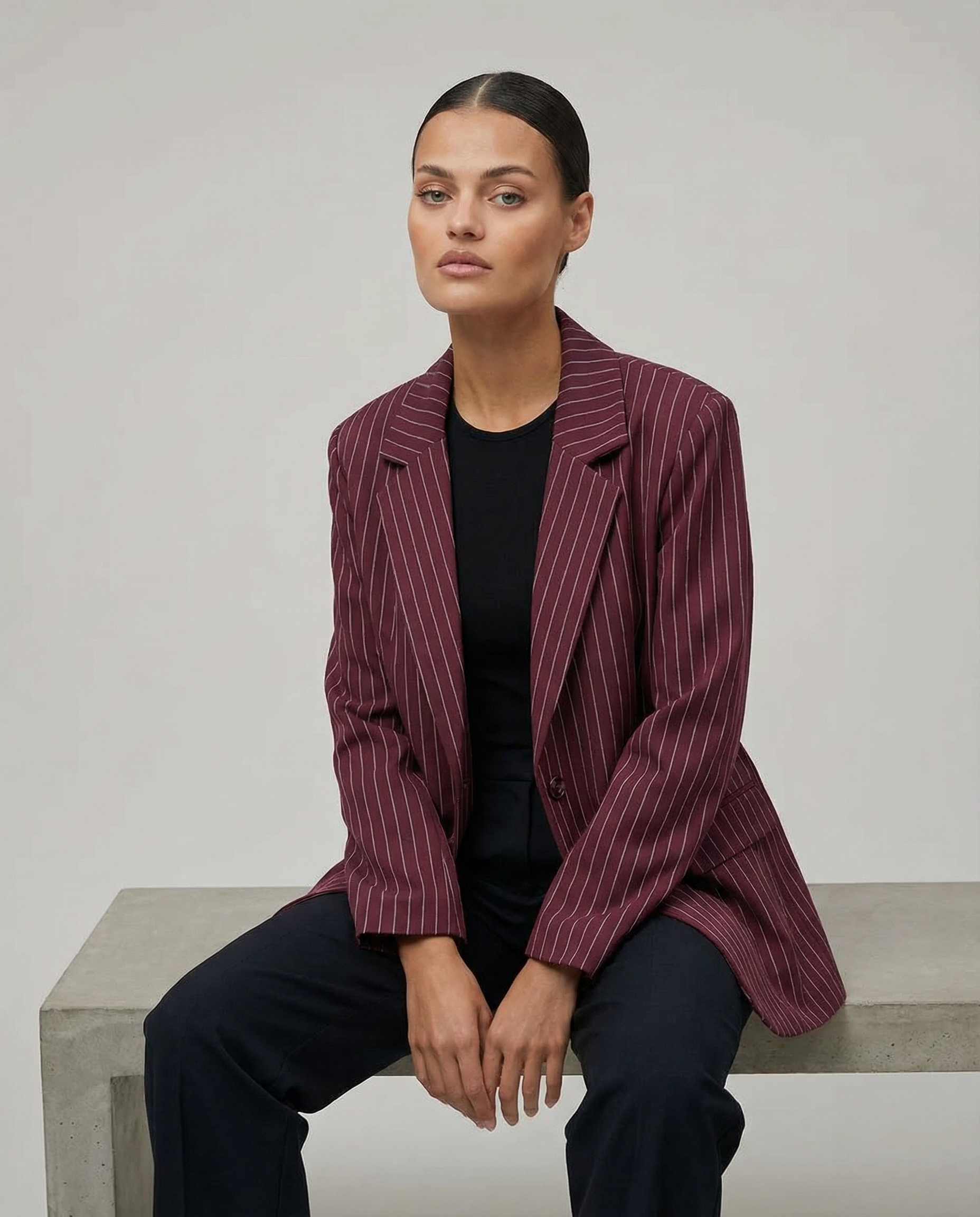 Chic Blazer – Stylish Long Sleeve Casual Layering Piece 0