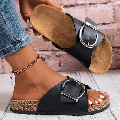 Chic Flat Heeled Slippers – Effortless Style and Comfort 1
