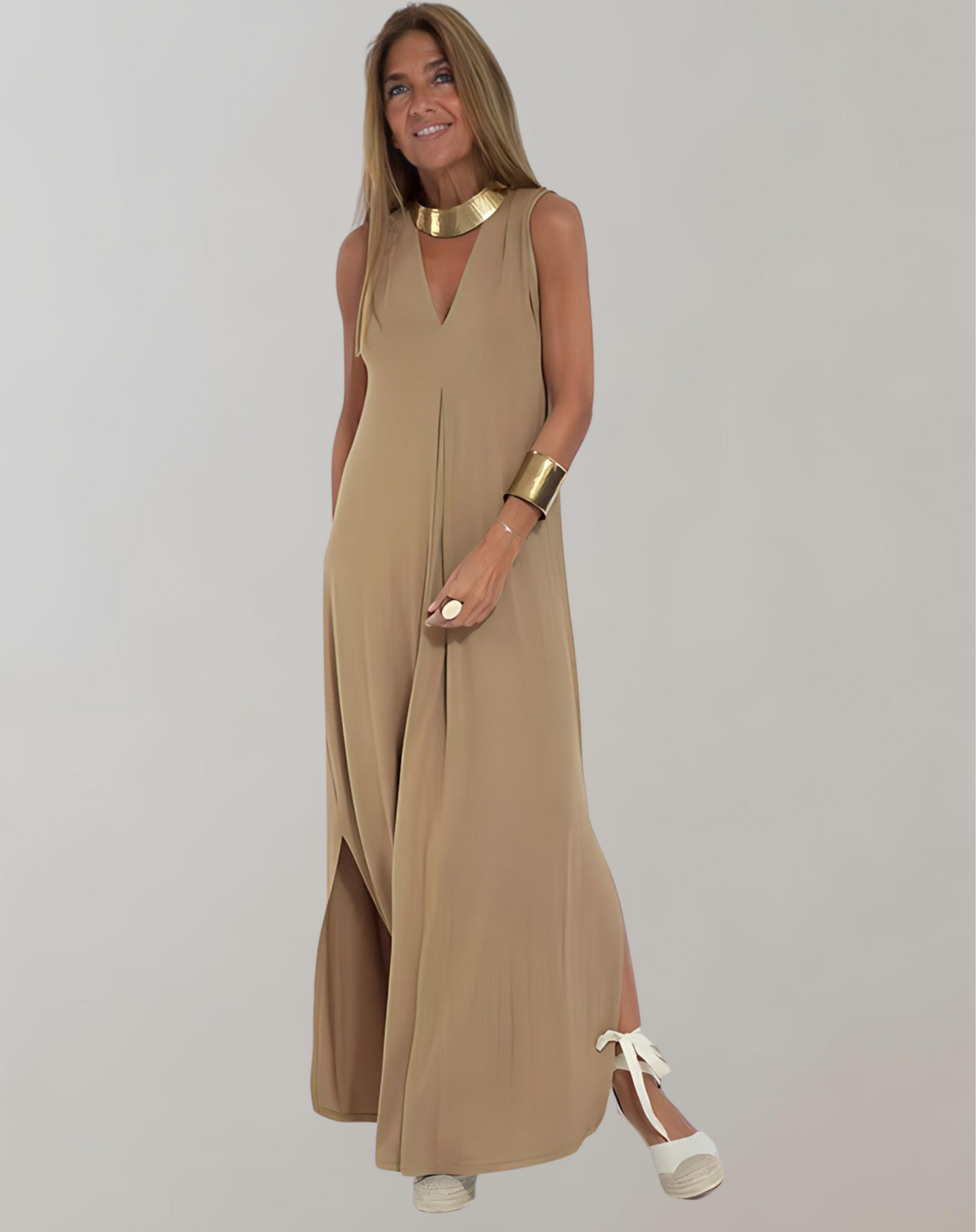 Christina | V-Neck Maxi Dress for Summer Elegance 2
