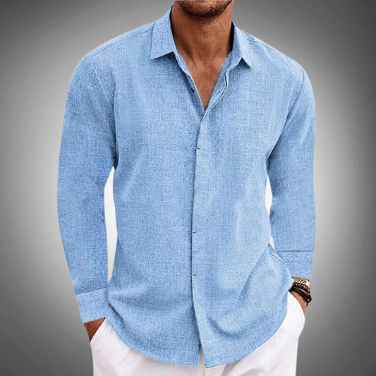 Classic and Casual Long Sleeve Shirt for Men 0