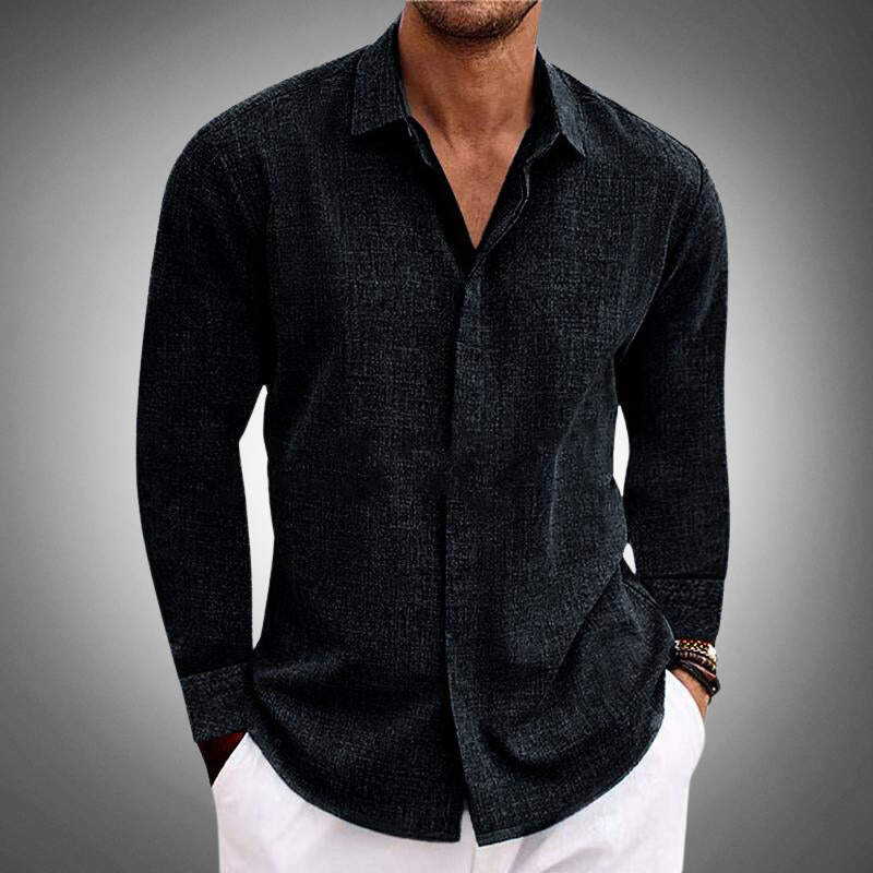 Classic and Casual Long Sleeve Shirt for Men 2
