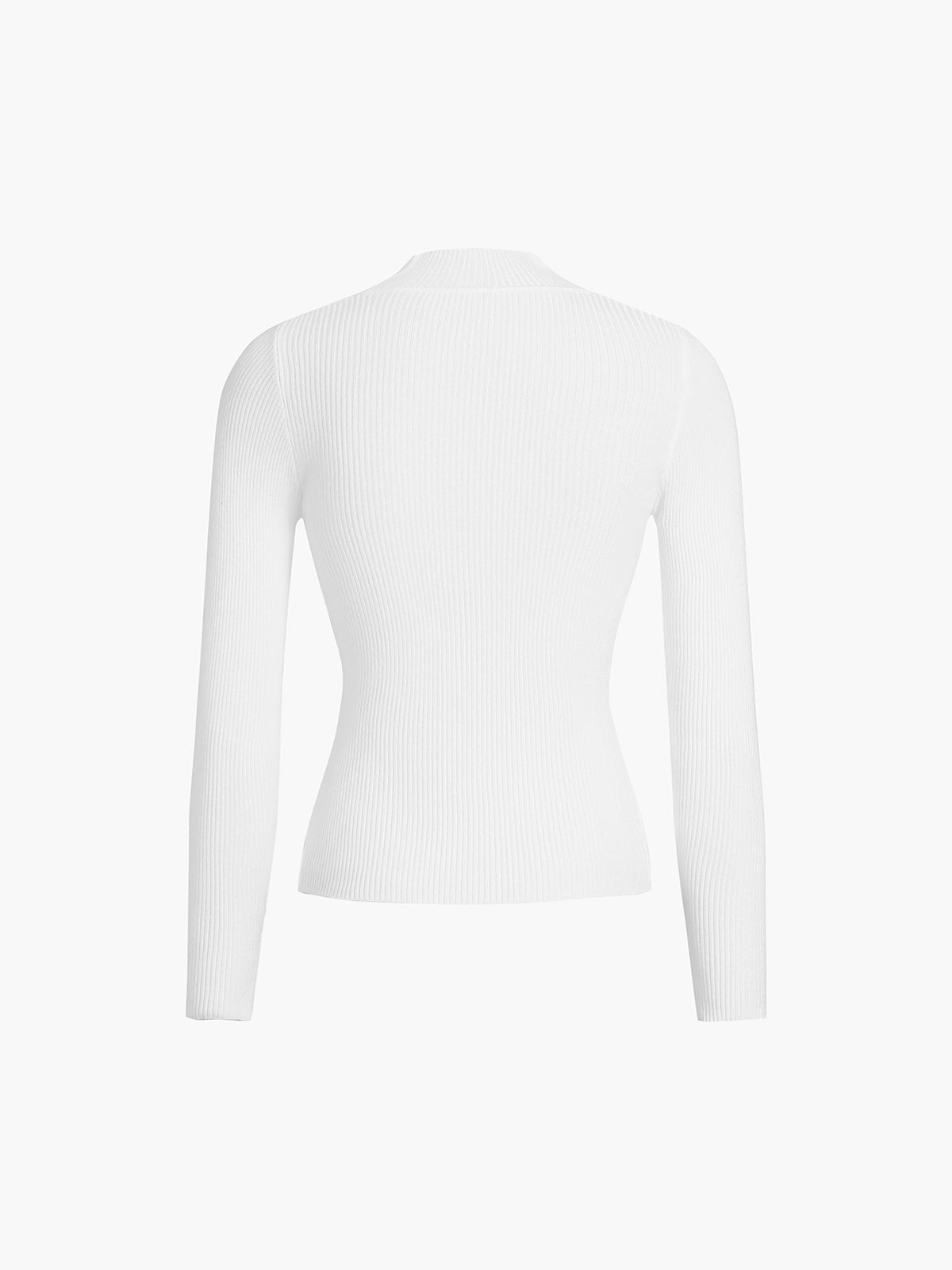Cleo Ribbed High Neck Top 4