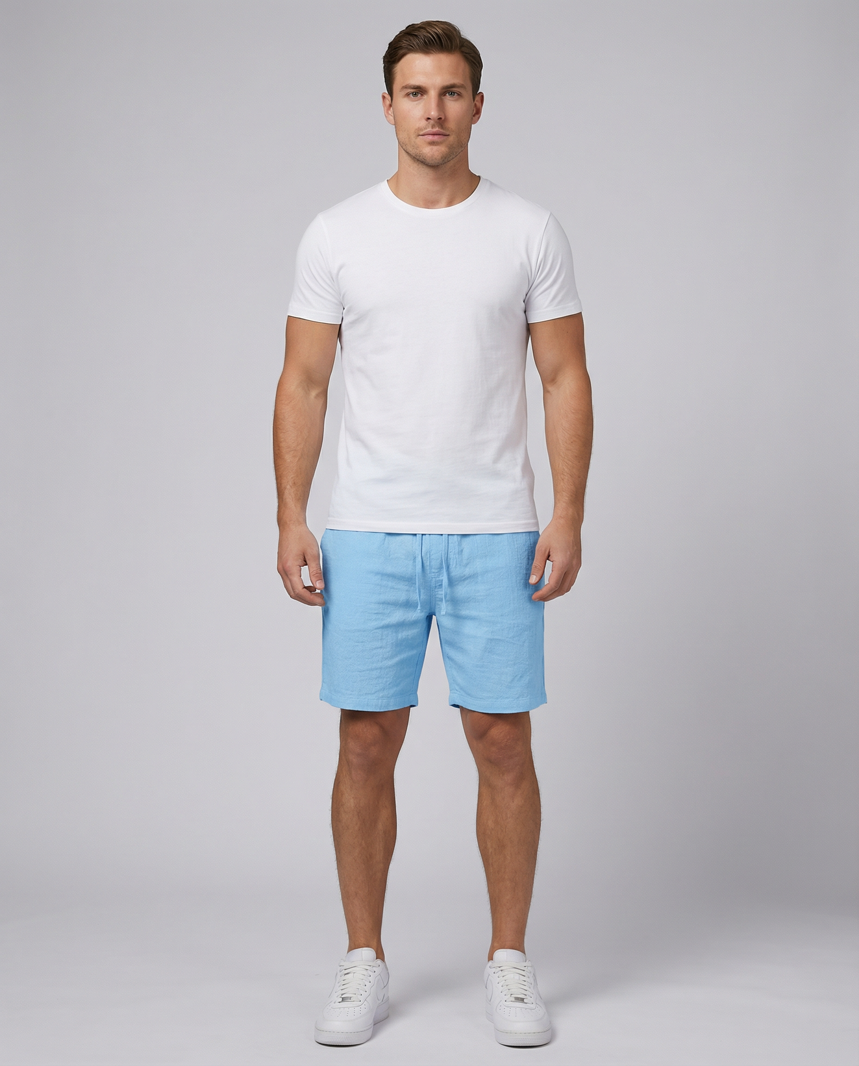 Coastal Breeze Linen Shorts – Relaxed Fit Lightweight Summer Style 3