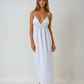 Coastal Open Back Cotton Maxi Dress 0