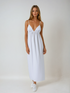 Coastal Open Back Cotton Maxi Dress 0