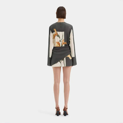 Constance Floral Twist Mini Dress 1