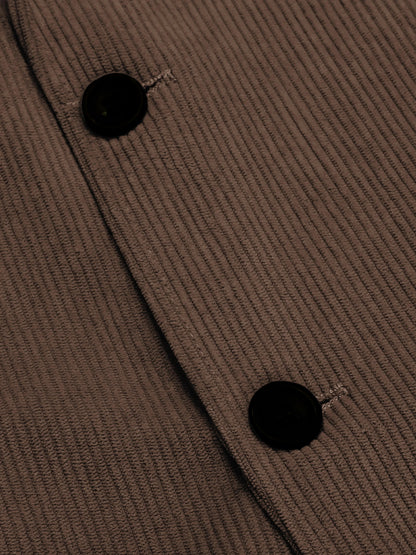 Corduroy Men's Blazer Jacket – Stylish Casual Design with Practical Pockets 5