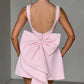 Cute Bow-Back Mini Dress 6