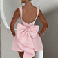 Cute Bow-Back Mini Dress 7