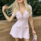 Cute Chic Baby Pink Mini Dress 6