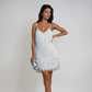 Cute Feather Mini Dress 1