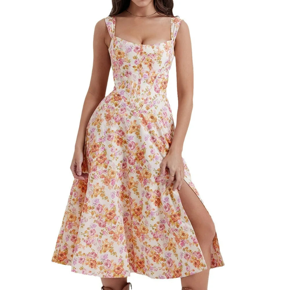 Dahlia Floral Midi Dress 2