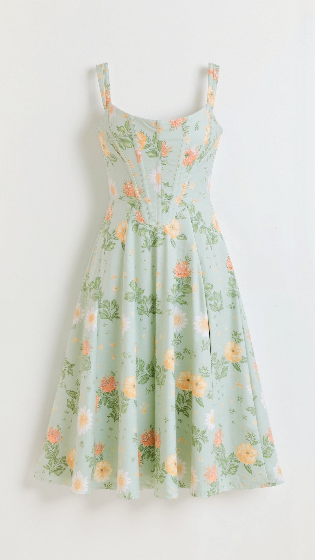 Dahlia Floral Midi Dress 4