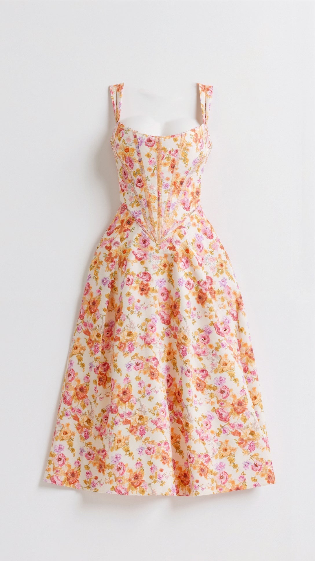 Dahlia Floral Midi Dress 5