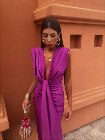 Darcy | Elegant Pleated Maxi Dress 4