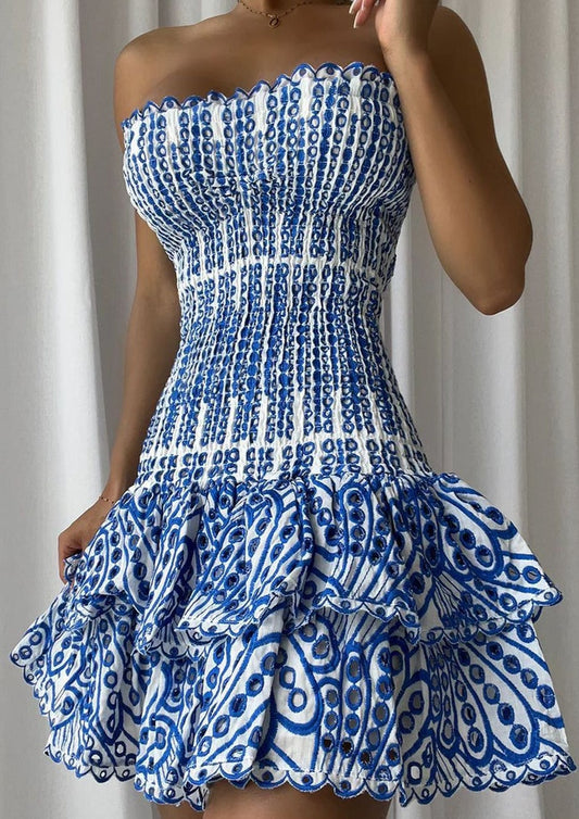 Dolce Amalfi Blue Mini Dress 2