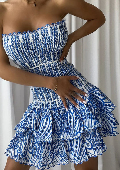 Dolce Amalfi Blue Mini Dress 6