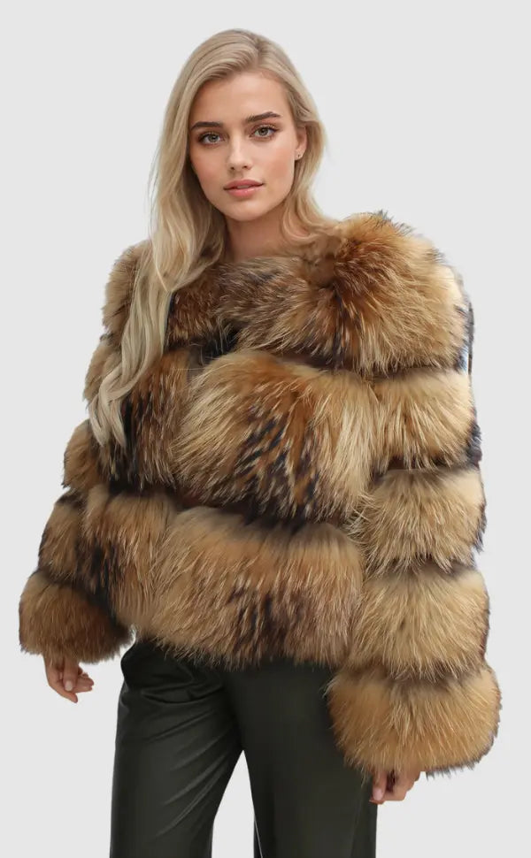 Elegant Faux Fur Women's Jacket 0