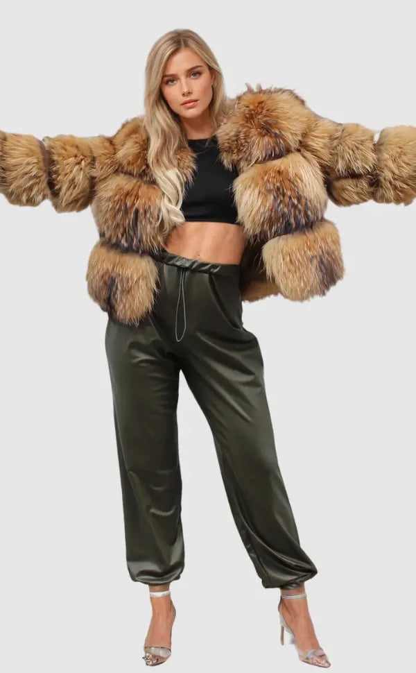 Elegant Faux Fur Women's Jacket 1