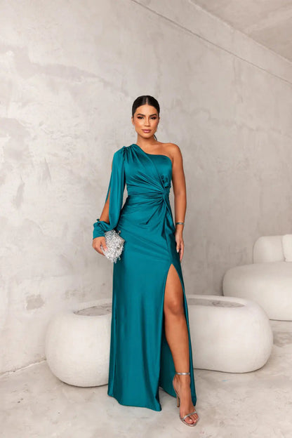 Elegant Formal Wedding Guest Maxi dress 1