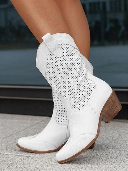 Elegant Heeled Women’s Cowgirl Boots 1