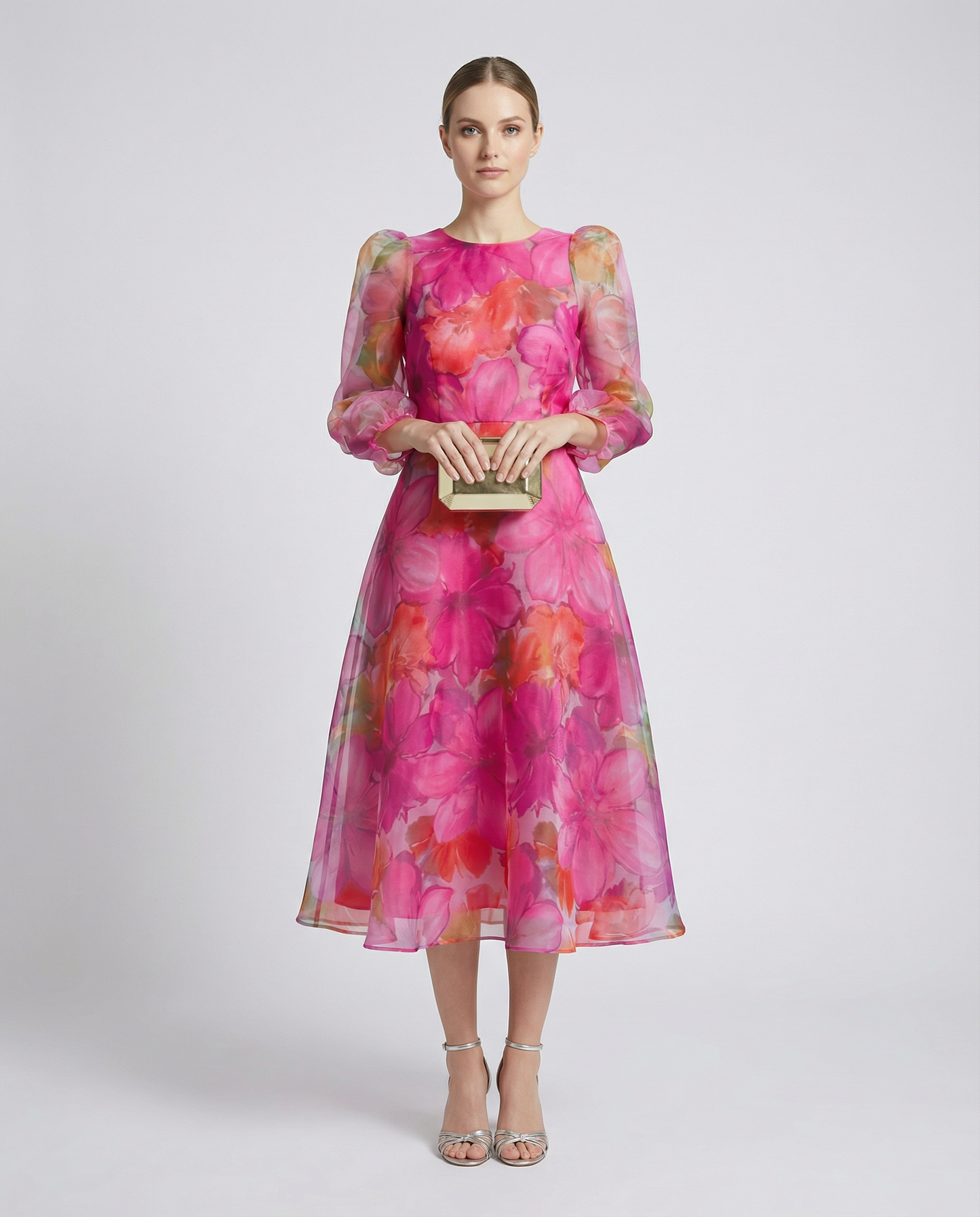 Elegant Mesh Dress – Stylish Printed Design for Office and Summer Outings 2