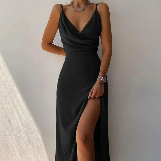 Elegant Midi Dress – Off-Shoulder Design for Stylish Wedding Guest Attire 0