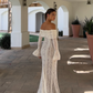 Elegant Off-Shoulder Lace Maxi Dress 3