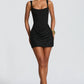 Elegant Ruched Bodycon Mini Dress 9