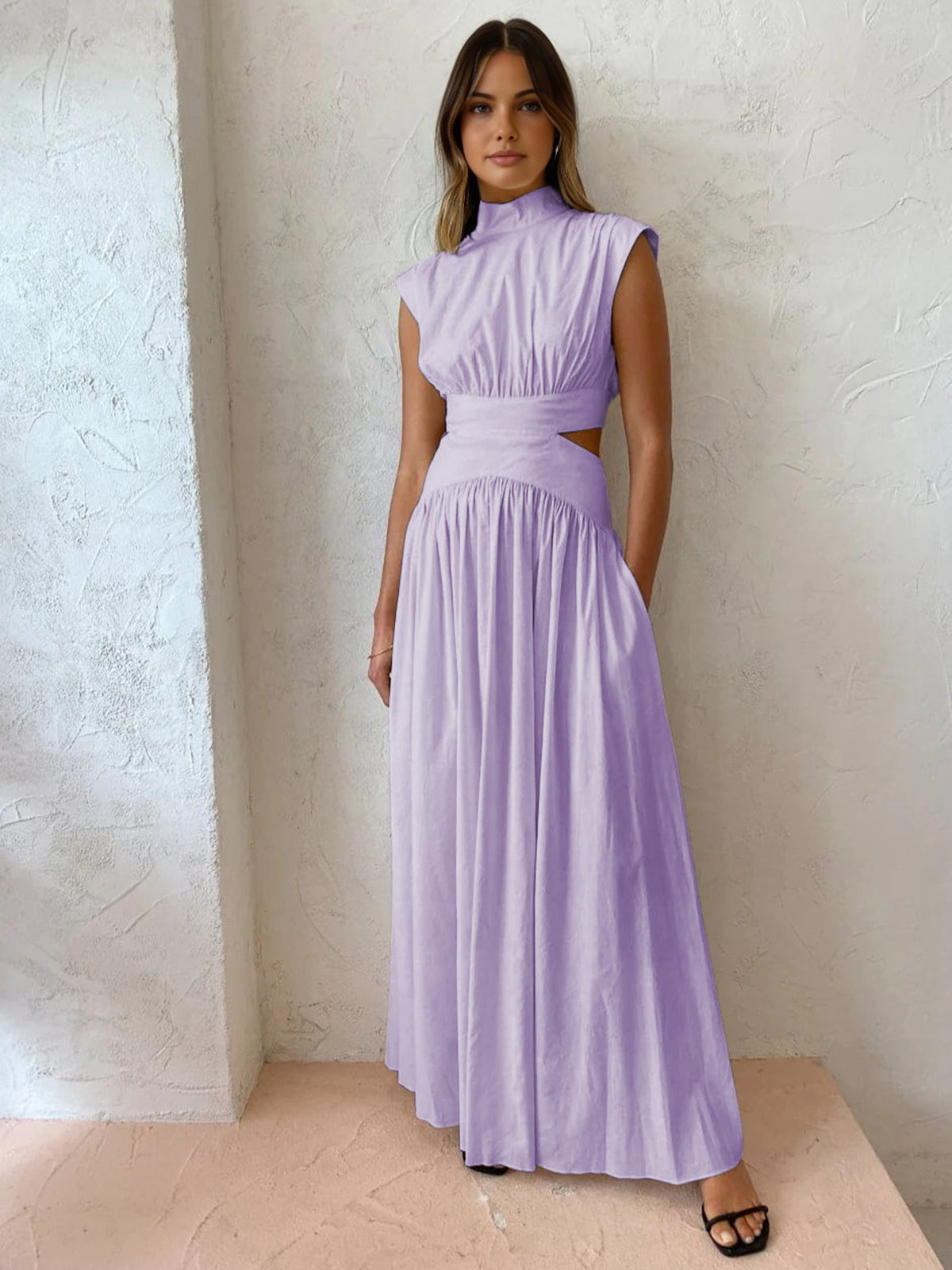 Elegant Sleeveless Maxi Dress 8