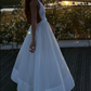 Elegant White Evening Dress 3