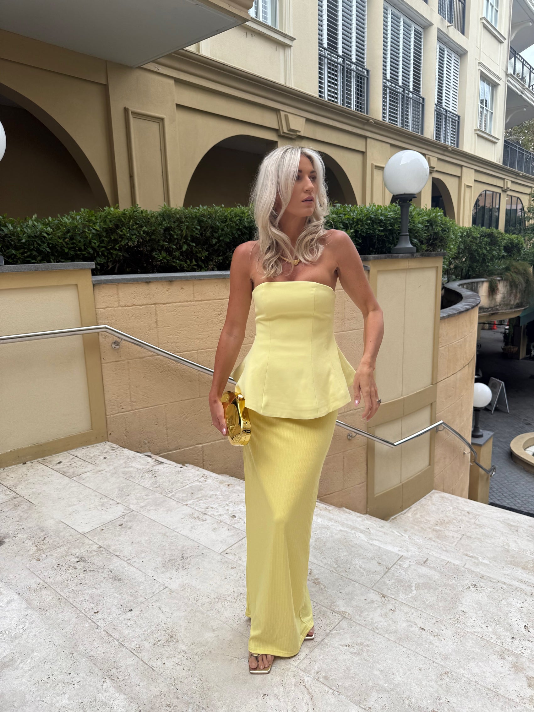 Elliana Strapless Maxi Dress 3