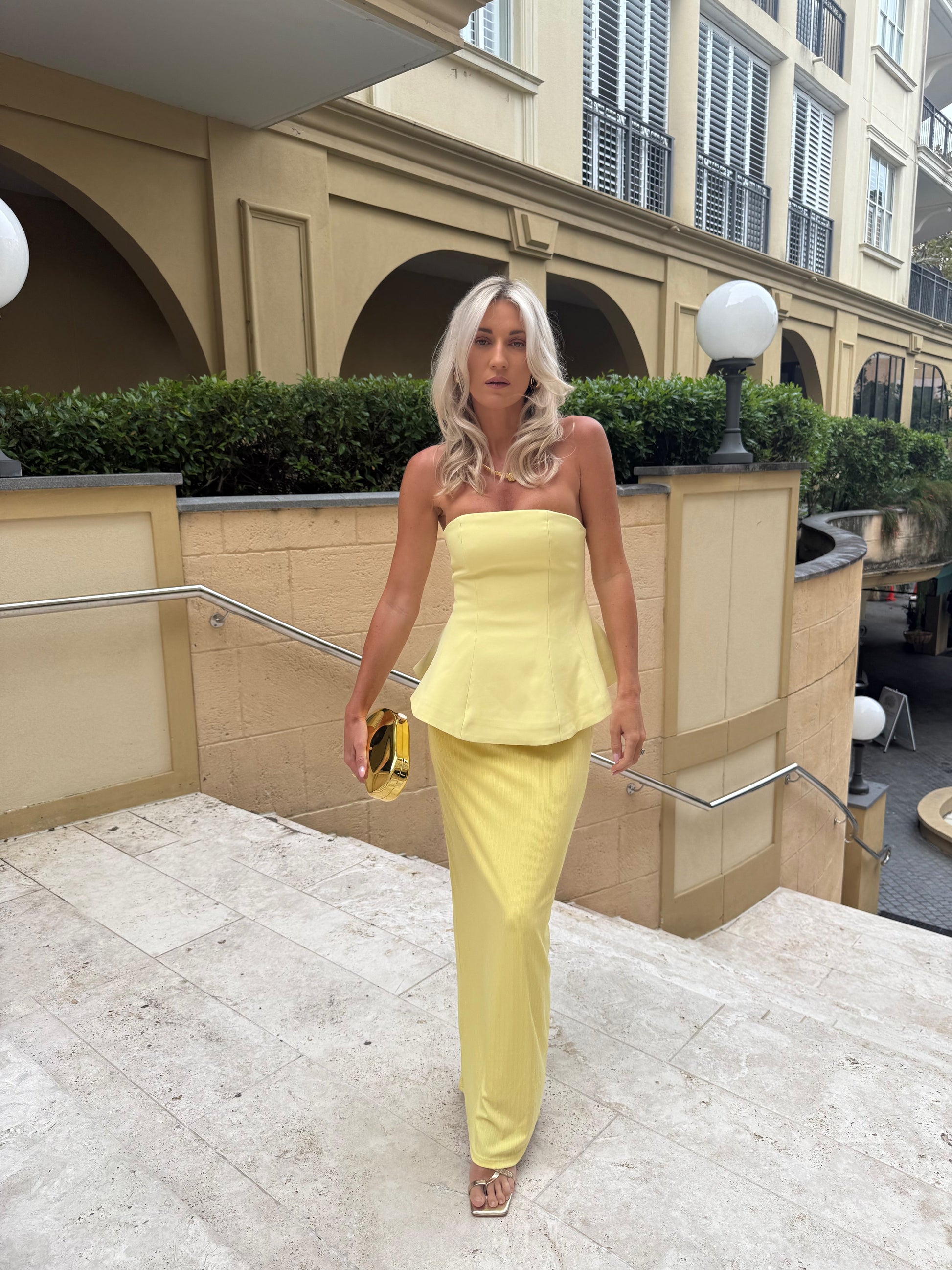 Elliana Strapless Maxi Dress 4