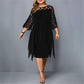 Evening Cocktail Plus Size Midi Dress 7