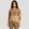 Fair isle chunky knit oversized winter jumper for Women 4