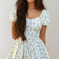 Floral Corset Mini Dress 1