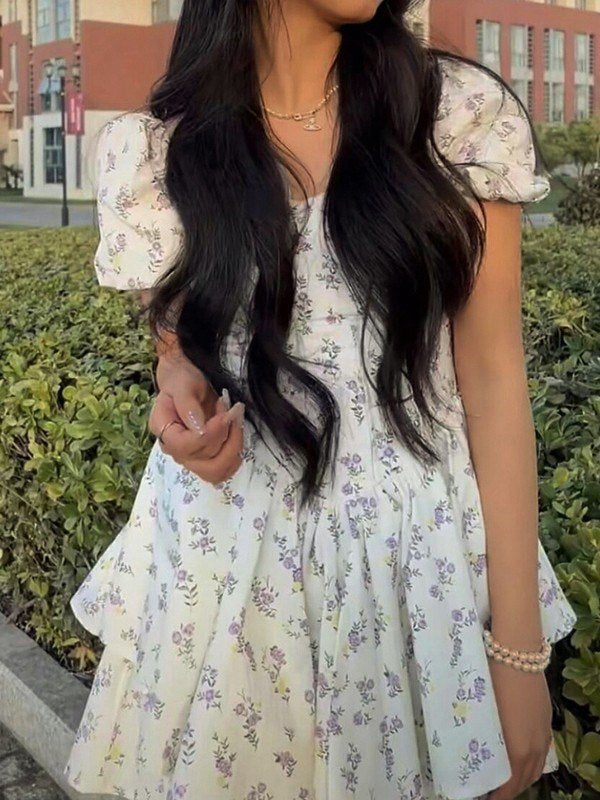 Floral Corset Mini Dress 2