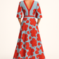 Floral V-Neck Maxi Dress 1